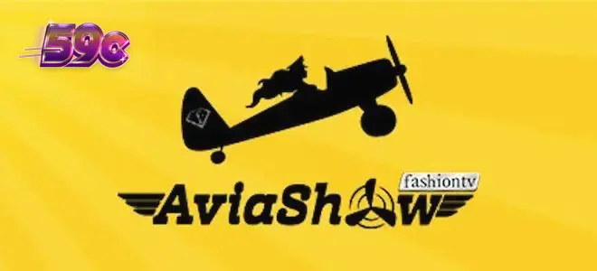 Interface de jogo do Aviashow com multiplicadores em destaque
